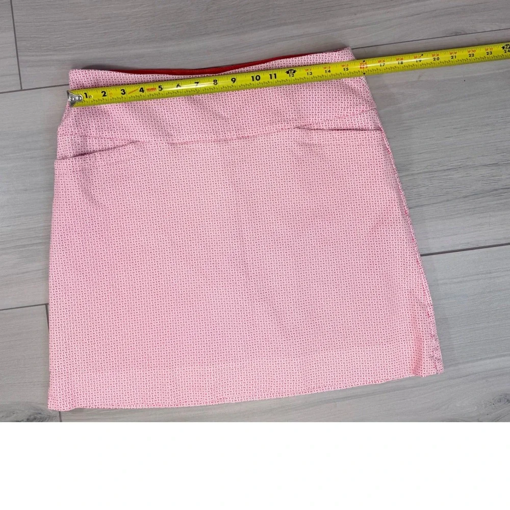 S.C. & Co. Athletic Skort Pink White Sz L Tennis Golf Sporty Activewear - Picture 5 of 8